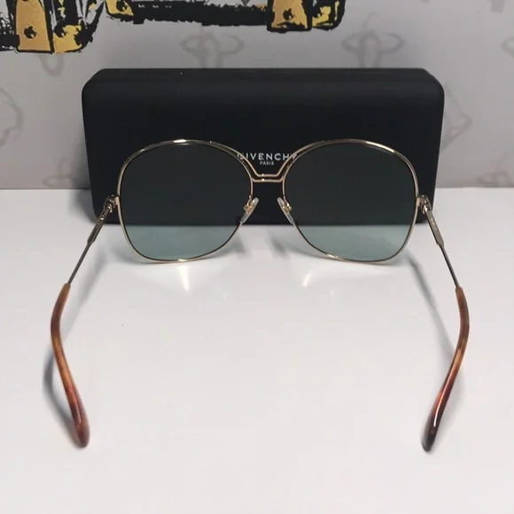 New Authentic Givenchy GV7144/S PEF/EZ Sunglasses – Green/Gold Gradient